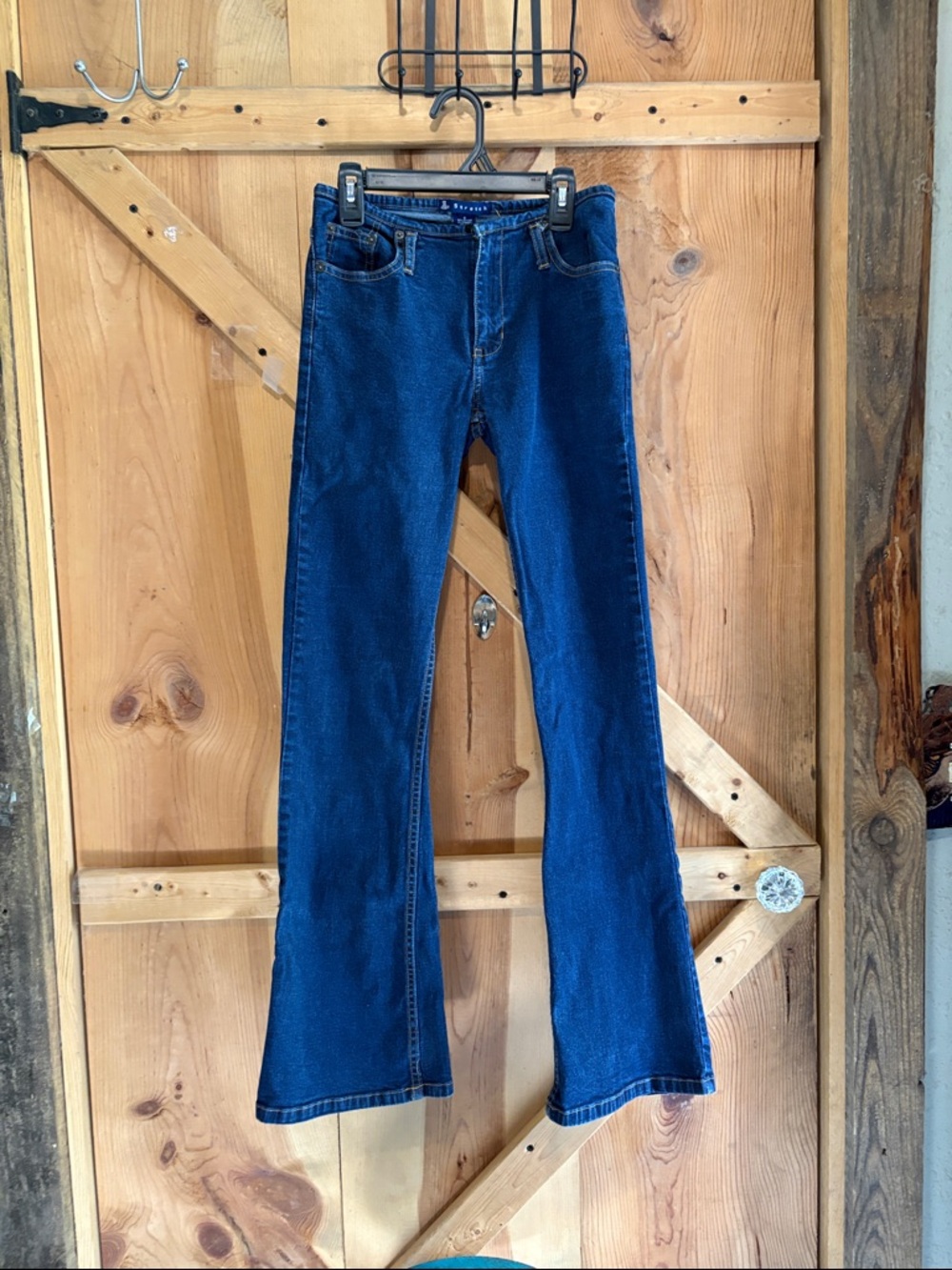 SO Deep Blue Flared Wide Leg Jeans